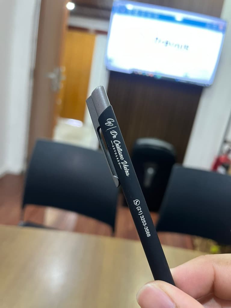 Caneta personalizada Dr. Cristiano Vieira